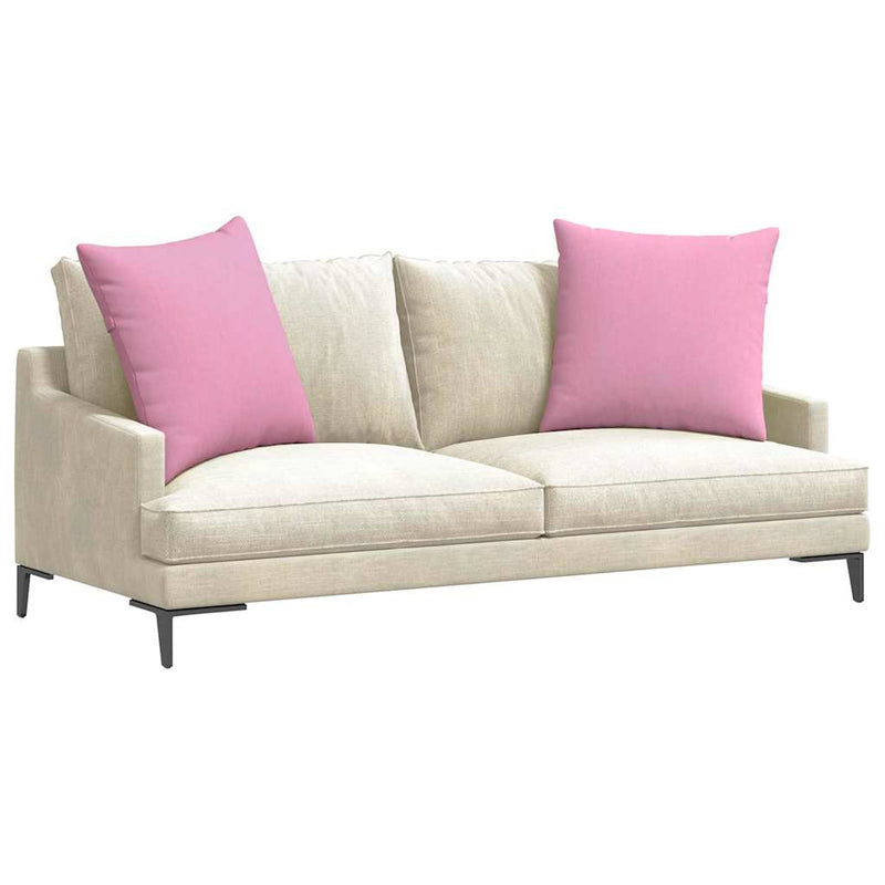 Afbeelding laden in galerijviewer, Vidaxl sofa kussens 2 pcs roze 60 x 60 cm stof
