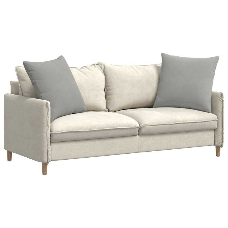 Afbeelding laden in galerijviewer, Vidaxl sofa kussens 2 stuks lichtgrijs 60 x 60 cm stof
