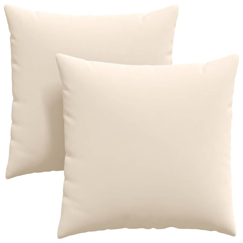 Afbeelding laden in galerijviewer, Vidaxl sofa kussens 2 stuks beige 60 x 60 cm stof
