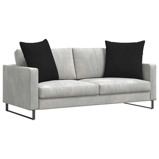 Vidaxl sofa kussens 2 pcs zwart 80 x 80 cm stof