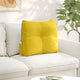 Vidaxl rugkussen geel 60 x 24 x 50 cm fluweel