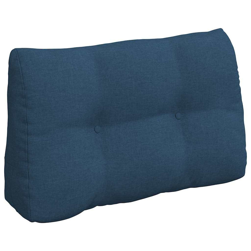 Afbeelding laden in galerijviewer, Vidaxl rugkussen blauw 80 x 24 x 50 cm stof
