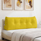 Vidaxl rugkussen geel 140 x 24 x 50 cm fluweel