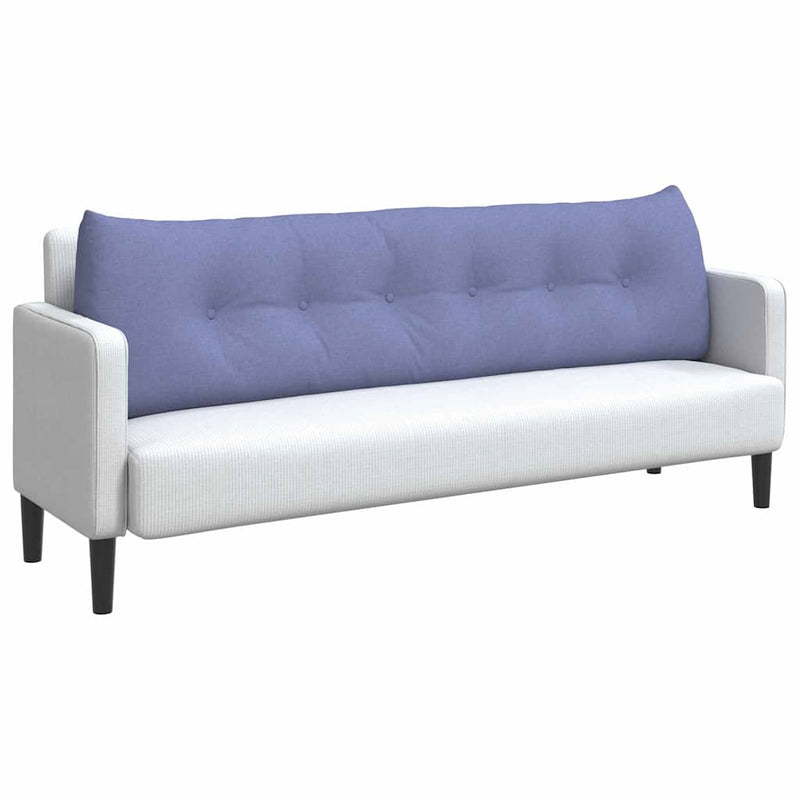 Afbeelding laden in galerijviewer, Vidaxl rugkussen jeans blauw 180 x 50 x 24 cm stof
