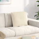 Vidaxl rugkussen beige 50 x 45 cm microvezel stof