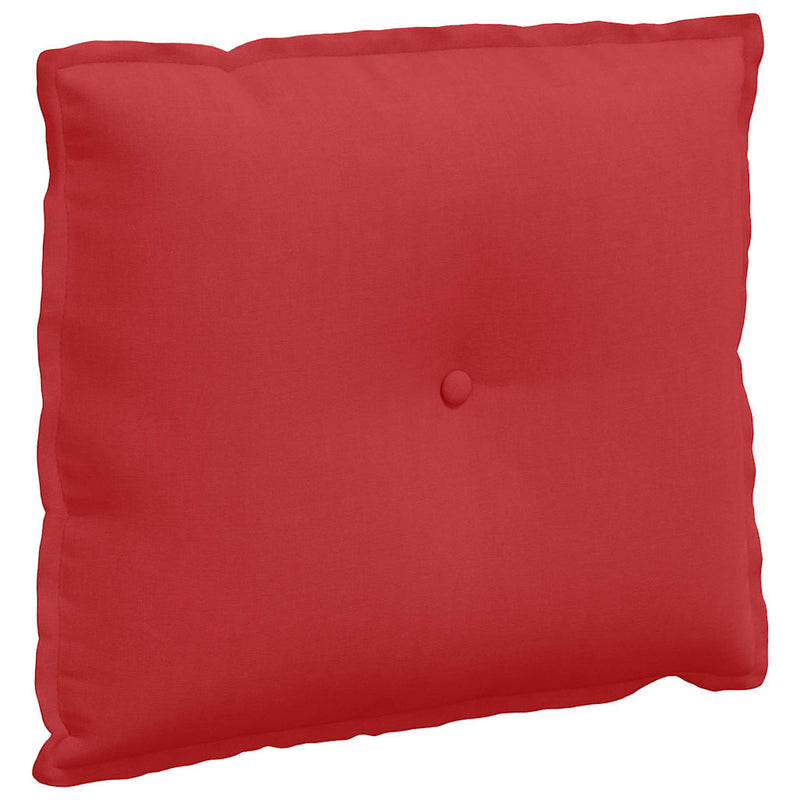 Afbeelding laden in galerijviewer, Vidaxl rugkussen rood 60 x 19 x 50 cm stof
