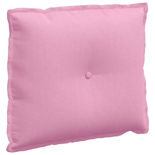 Vidaxl rugkussen roze 60 x 19 x 50 cm stof