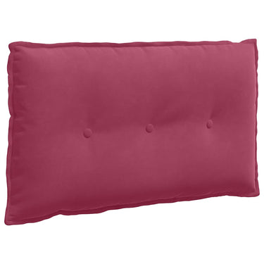 Vidaxl rugkussen wijnrood 80 x 50 cm cordstof