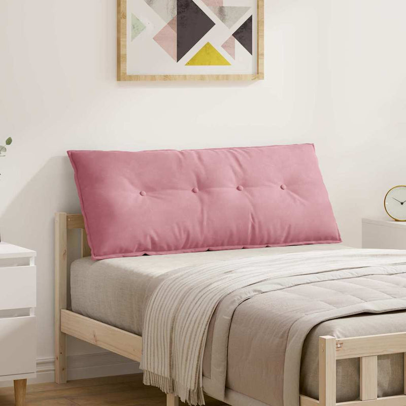 Afbeelding laden in galerijviewer, Vidaxl rugkussen roze 120 x 50 cm cordstof
