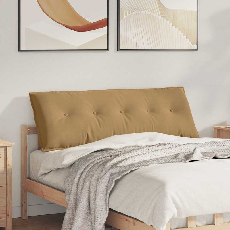 Afbeelding laden in galerijviewer, Vidaxl rugkussen bruin 140 x 50 cm cordstof
