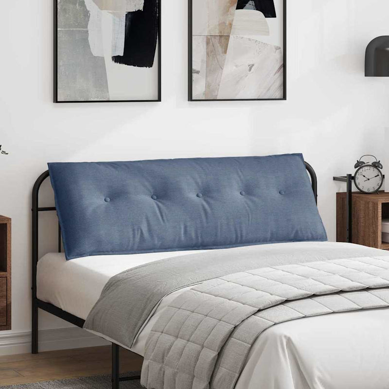Afbeelding laden in galerijviewer, Vidaxl rugkussen blauw 140 x 50 cm cordstof
