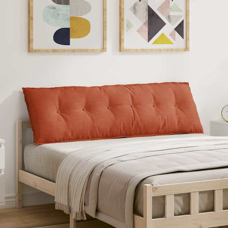 Afbeelding laden in galerijviewer, Vidaxl rugkussen rood-oranje 160 x 50 x 19 cm katoen stof
