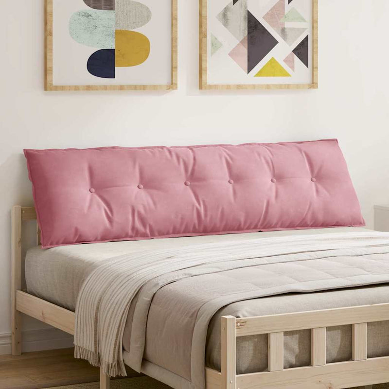 Afbeelding laden in galerijviewer, Vidaxl rugkussen roze 180 x 50 cm cordstof
