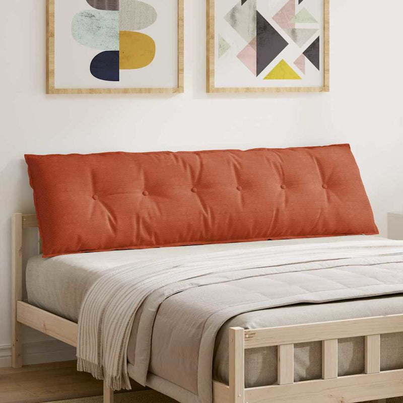 Afbeelding laden in galerijviewer, Vidaxl rugkussen rood-oranje 180 x 50 x 19 cm katoen stof
