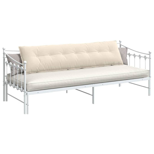 Vidaxl rugkussen beige 200 x 50 cm microvezel stof