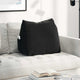 Vidaxl rugkussen zwart 60 x 20 x 50 cm cordstof