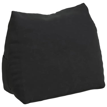Vidaxl rugkussen zwart 60 x 20 x 50 cm cordstof