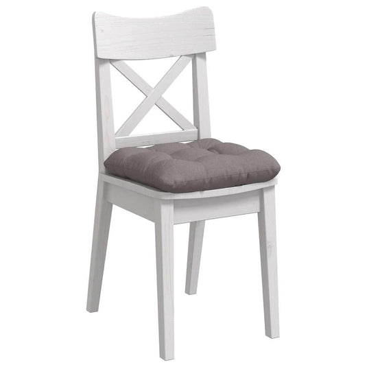 Vidaxl zitkussens 4 pcs taupe 40 x 40 x 12 cm stof