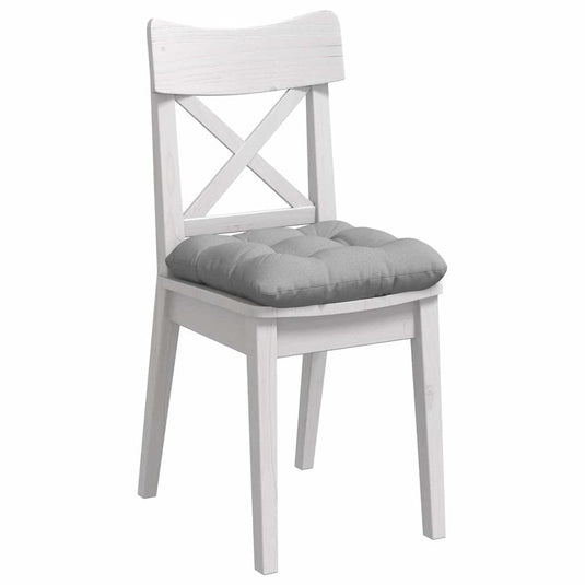 Vidaxl zitkussens 4 pcs wolkengrijs 45 x 45 x 12 cm stof