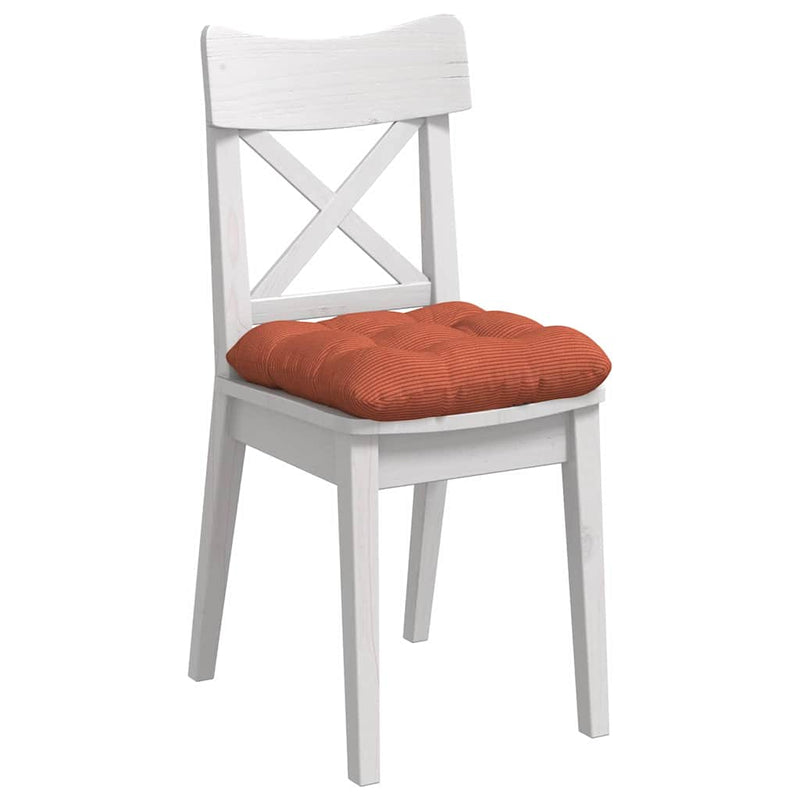 Afbeelding laden in galerijviewer, Vidaxl zitkussens 4 pcs rood-oranje 45 x 45 cm katoen stof
