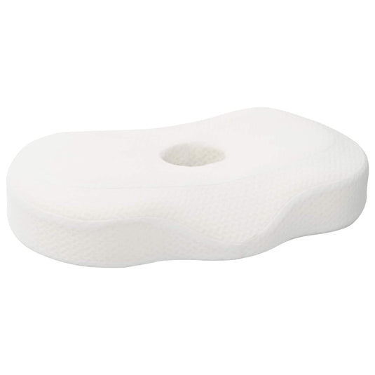 Vidaxl halskussen met kussen wit 53 x 35 x 11 cm polyester
