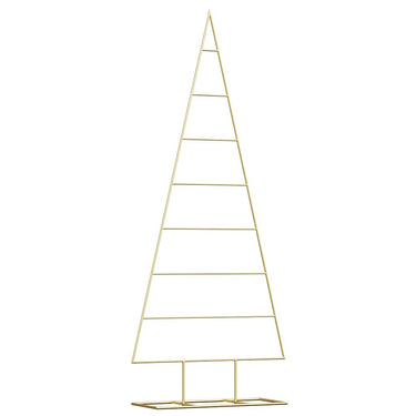 Vidaxl metalen kerstboom met standaard goud 150 cm poedergecoat staal