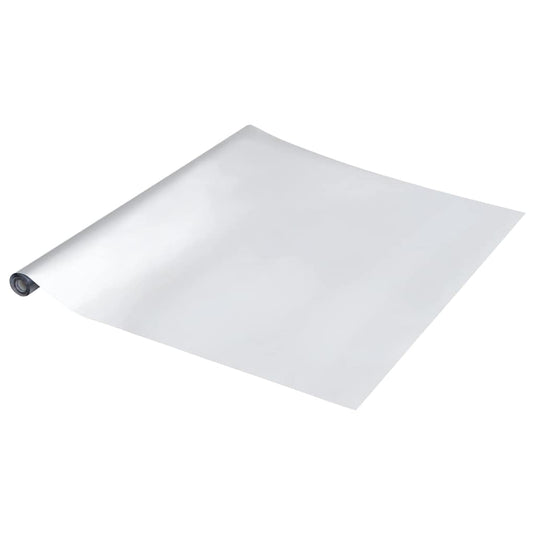 Vidaxl meubelsticker zilver 90 x 500 cm kunststof