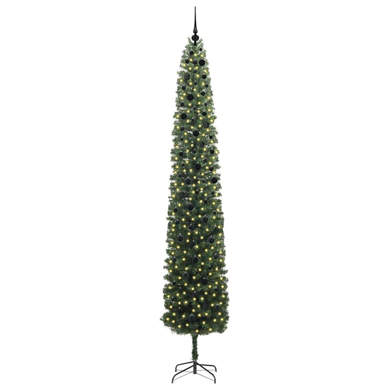Afbeelding laden in galerijviewer, Vidaxl kunstkerstboom groen 300 cm pvc en staal en kunststof
