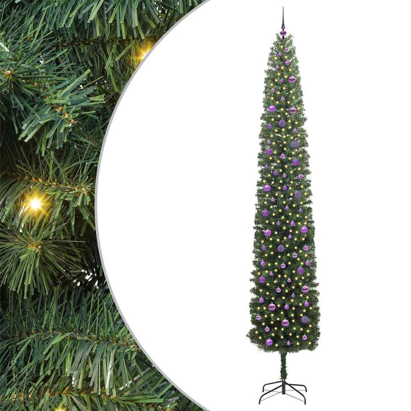 Afbeelding laden in galerijviewer, Vidaxl kunstkerstboom groen 300 cm pvc en staal en kunststof
