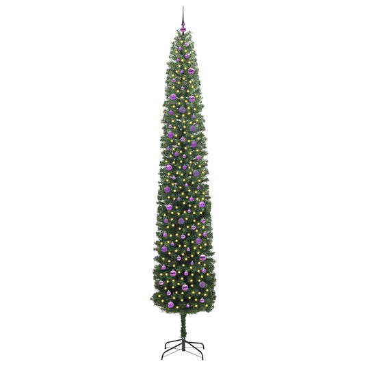 Vidaxl kunstkerstboom groen 300 cm pvc en staal en kunststof