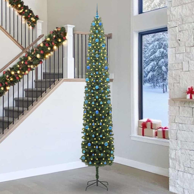 Afbeelding laden in galerijviewer, Vidaxl kunstkerstboom groen 300 cm pvc en staal en kunststof
