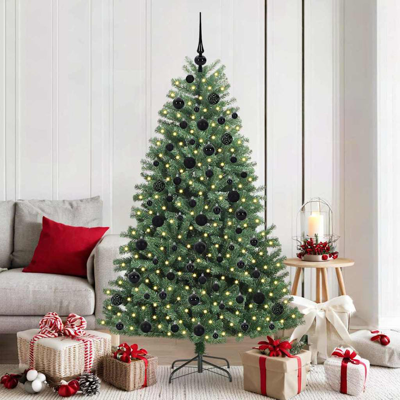 Afbeelding laden in galerijviewer, Vidaxl kunstmatige inklapbare kerstboom groen 180 cm pvc en metaal
