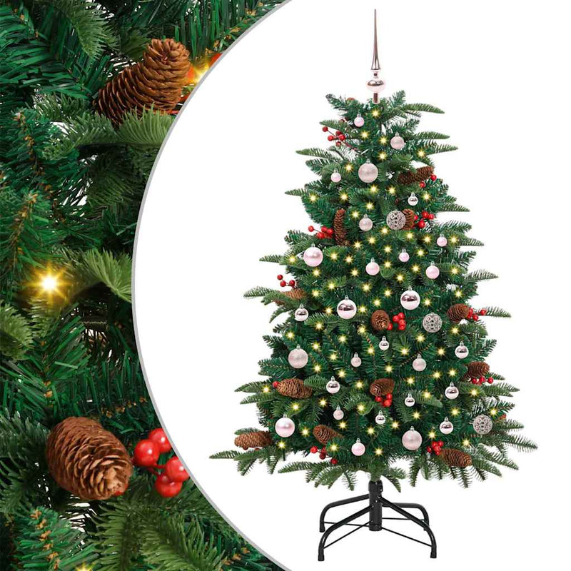 Afbeelding laden in galerijviewer, Vidaxl kunstkerstboom groen 150 cm pvc en metaal en plastic
