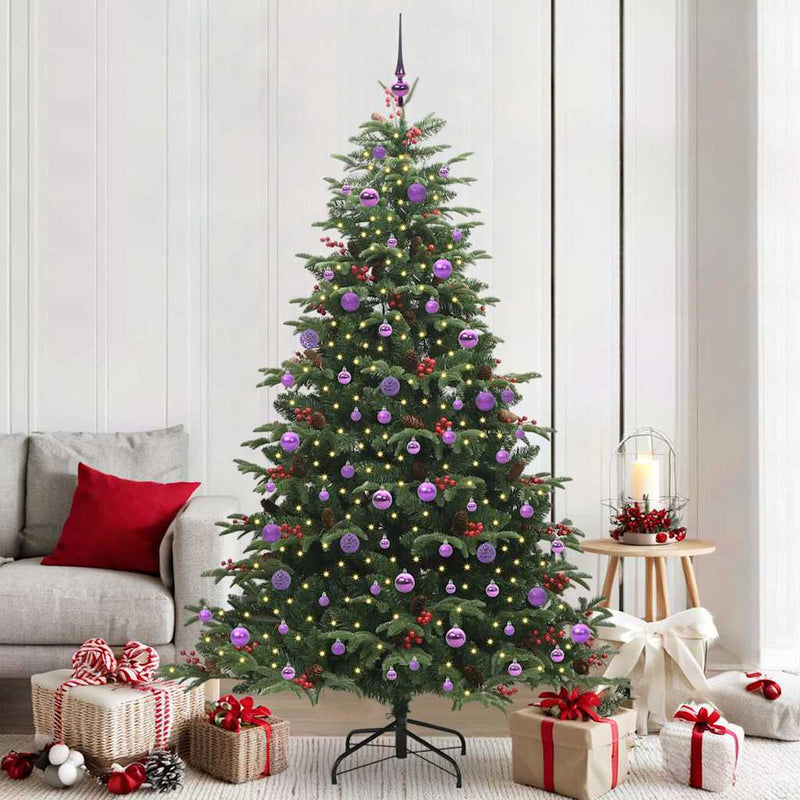 Afbeelding laden in galerijviewer, Vidaxl kunstkerstboom groen 210 cm pvc en metaal en plastic
