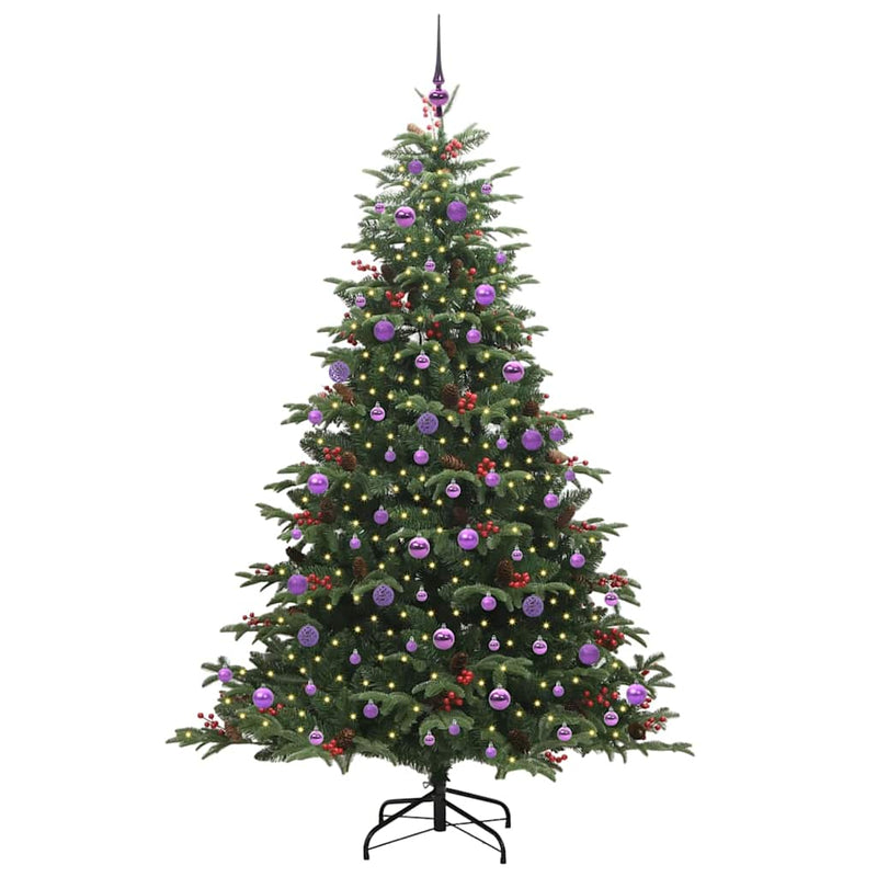 Afbeelding laden in galerijviewer, Vidaxl kunstkerstboom groen 210 cm pvc en metaal en plastic
