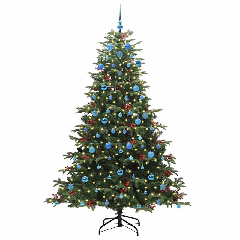 Afbeelding laden in galerijviewer, Vidaxl kunstkerstboom groen 210 cm pvc en metaal en plastic
