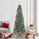 Vidaxl kunstkerstboom met 300 led groen 210 cm pvc en plastic en staal