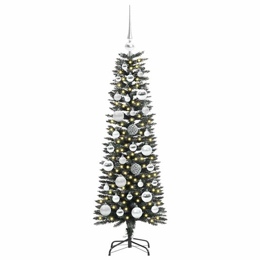 Vidaxl kunstkerstboom met 150 led groen 120 cm pvc en plastic en staal