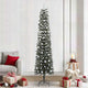 Vidaxl kunstkerstboom met 300 led groen 240 cm pvc en plastic en staal