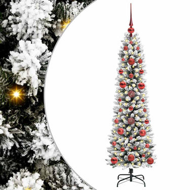Vidaxl kunstkerstboom met 150 led wit 120 cm pvc en metaal en plastic