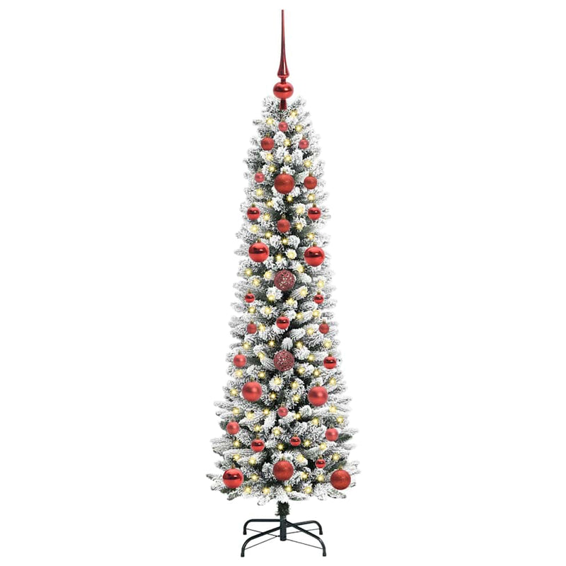 Afbeelding laden in galerijviewer, Vidaxl kunstkerstboom wit 120 cm pvc en metaal en plastic

