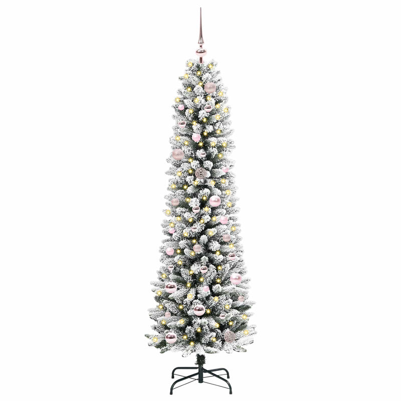 Afbeelding laden in galerijviewer, Vidaxl kunstkerstboom wit 150 cm pvc en metaal en plastic
