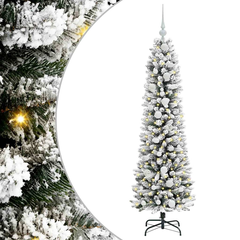 Afbeelding laden in galerijviewer, Vidaxl kunstkerstboom wit 150 cm pvc en metaal en plastic
