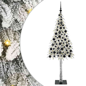 Vidaxl kerstboom met 300 led met standaard wit 180 cm pe en staal