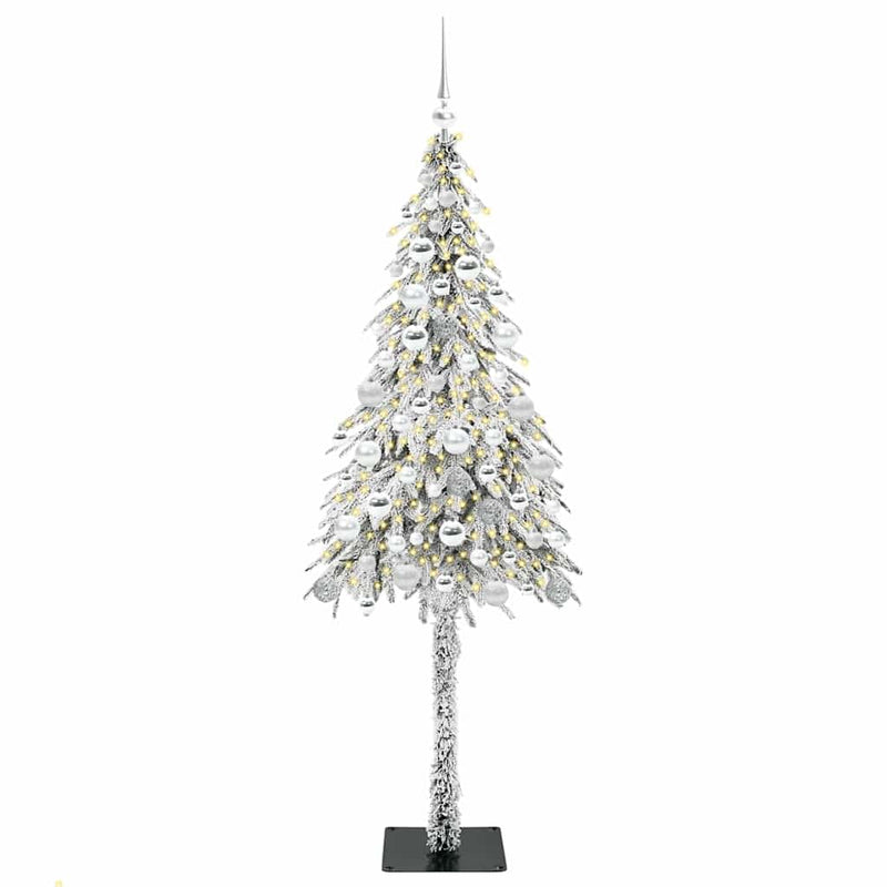 Afbeelding laden in galerijviewer, Vidaxl kerstboom met 300 led met standaard wit 180 cm pe en staal
