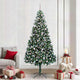 Vidaxl kunstkerstboom groen 240 cm pvc en staal en kunststof