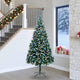 Vidaxl kunstkerstboom groen 240 cm pvc en staal en kunststof