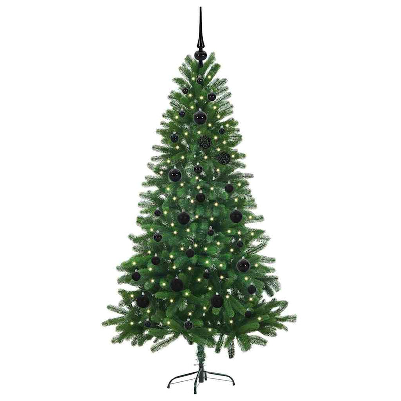 Afbeelding laden in galerijviewer, Vidaxl kerstboom met 150 led met standaard groen 150 cm pe
