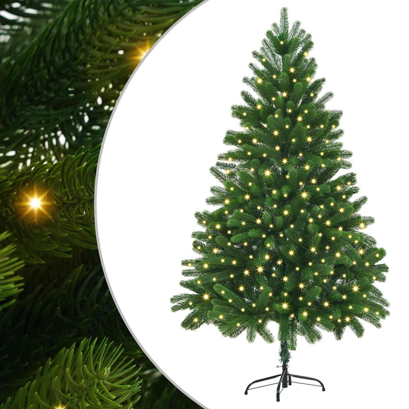 Afbeelding laden in galerijviewer, Vidaxl kerstboom met 300 led met standaard groen 180 cm pe
