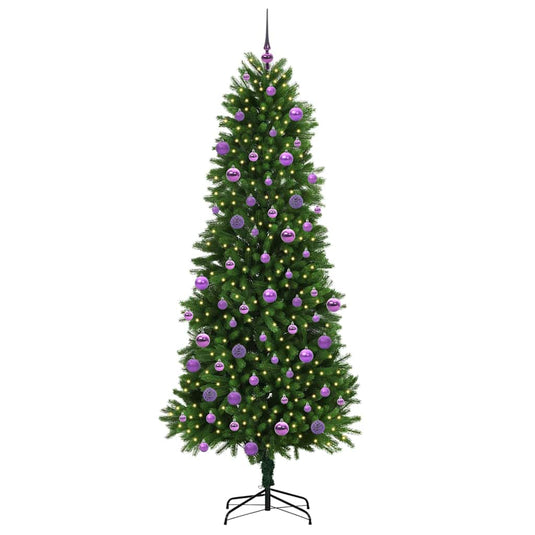 Vidaxl kerstboom met 300 led met standaard groen 240 cm pe